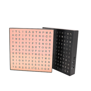 공장 직접 LED 편지 책상 램프 단어 시계 침실 창조적 인 장식 - Product Image 1