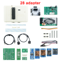 Kit de programmation USB ISP universel avec 28 adaptateurs, prend en charge la lecture et l'écriture des puces EMMC, NAND, SPI Flash, EEPROM, BIOS