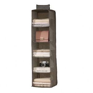 Organisateur de placard suspendu multicouche en non-tissé lavable pour le rangement et le tri des sous-vêtements dans la garde-robe - Product Image 1