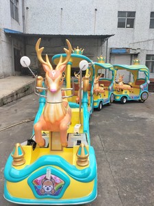 Manèges de parc d'attractions, Jeux pour enfants, Train électrique sans rail, <span class=keywords><strong>Mini</strong></span> train sans rail pour enfants, Trains touristiques amusants pour parcs d'attractions - Product Image 1