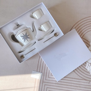 Luxury Coffee Set Bone China Afternoon Tea <b>Cup</b> <b>Saucer</b> Kettle Set <b>Cup</b> and <b>Saucer</b> Coffee Set - Product Image 3