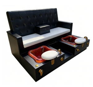 Chaise de spa pour pédicure portable double de luxe, personnalisable, multifonctionnelle, mobilier de massage pour salon, manucure et soins des <span class=keywords><strong>pieds</strong></span> - Product Image 1