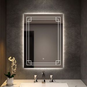 <span class=keywords><strong>Espejo</strong></span> de Baño LED Rectangular con Retroiluminación, Resistente al Agua IP44, Alto CRI, a Prueba de Explosiones, Montado <span class=keywords><strong>en</strong></span> <span class=keywords><strong>la</strong></span> Pared, Compatible con OEM, <span class=keywords><strong>para</strong></span> Proyectos Hoteleros - Product Image 5