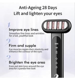 Appareil de soin de la peau de voyage à 360 degrés, baguette de beauté, luminothérapie, micro-courant et masseur oculaire vibrant - Product Image 5