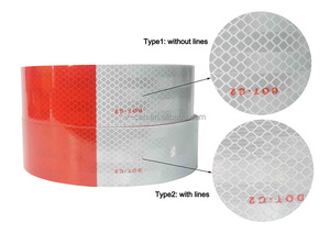 סרט מחזיר אור Dot C2 גליל 3 מטר לבן אדום למשאיות - Product Image 4