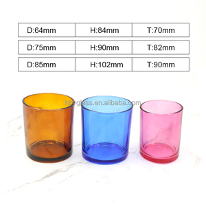 Pot à bougie vide en verre dépoli mat, rechargeable, pour l'aromathérapie, la décoration intérieure et les centres de table de mariage - Product Image 3
