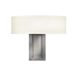 LED <b>Wall</b> <b>Sconce</b> with Remote Control Stainless Steel and Metal Shade for Home Decor Bedroom Hotel Lobby Guestroom - Product Image 1