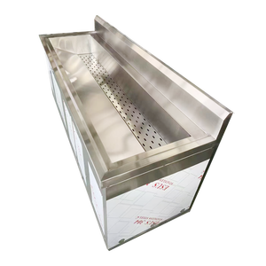 Évier de cuisine en acier inoxydable à cuve unique VCT VCT avec armoire pour utilisation en restauration - Product Image 3