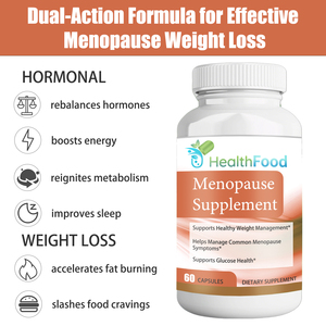 Cápsulas Herbales para la Menopausia, Fabricadas por un Fabricante de Suplementos, Equilibran las Hormonas, Alivian los Sintomas de la Menopausia, Diseñadas para Mujeres, Control de Peso - Product Image 4