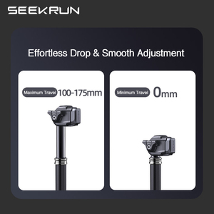 <span class=keywords><strong>Tija</strong></span> de sillín inteligente SEEKRUN con control remoto inalámbrico, ajustable, diseño telescópico para bicicleta de montaña y carretera - Product Image 5