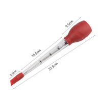 Accessoires de cuisine pour marinette de viande, 8 pièces de 30ml, brosse de nettoyage à huile de barbecue, aiguille en Silicone, dinde