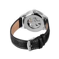Forsinting — montre-bracelet de luxe pour hommes, résistante à l'eau, double Zone de lune, squelette, automatique, mécanique, nouveau