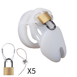 Cage de chasteté inversée <span class=keywords><strong>CB6000S</strong></span> pour homme, petite, en silicone, avec verrou de chasteté pour hommes, bondage, BDSM, jouet sexuel, outil - Product Image 3