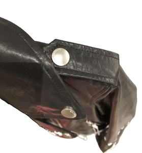 Chaqueta de invierno de piel de oveja de cuero genuino para mujer, chaqueta asimétrica con cremallera, abrigos informales teñidos transpirables, ropa personalizada - Product Image 2