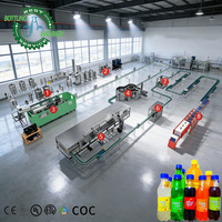 Ligne de remplissage optimisée pour boissons gazeuses DCGF50-50-15 15000BPH PET 0-2L Système complet d'embouteillage de boissons gazeuses