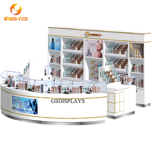 2025 mới nhất hiện đại LED ánh sáng tùy chỉnh Tầng Kệ thân thiện với môi trường hiển thị mỹ phẩm cho siêu thị & triển lãm sử dụng - Product Image 5