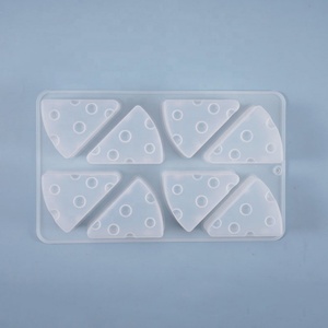 8 cavidades <span class=keywords><strong>queso</strong></span> <span class=keywords><strong>de</strong></span> silicona jabón molde triángulo cilindro vela molde - Product Image 5