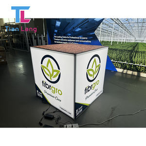 Boîte à lumière LED modulaire sans cadre personnalisée en tissu d'aluminium avec toile de fond LED pour exposition pour stand publicitaire - Product Image 1