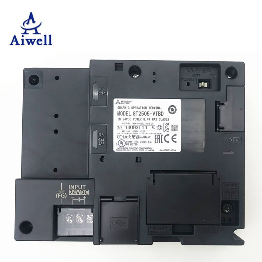 Mitsubishi HMI GT 21 GT2505 VTBD GOT 2000 Series Touch Screen