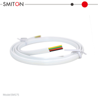 Cable de teléfono código de color RJ9 RJ11 rj12 múltiples cables telefónicos planos de cobre sin oxígeno