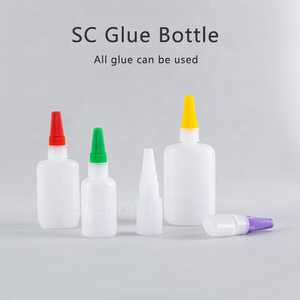 Shengchen-botella de plástico vacía para uñas, cubierta de aluminio, pegamento no sólido, injerto, pegamento para pestañas, <span class=keywords><strong>bot</strong></span>, 5ml, 10ml - Product Image 2