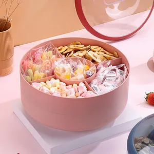 Hộp Lưu Trữ Kẹo Xoay Độc Đáo Cho Bữa Tiệc Giáng Sinh Vui Vẻ - Product Image 1