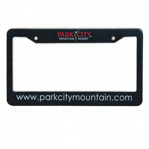 Supporto di copertura della struttura della targa di immatricolazione di plastica inossidabile impresso abitudine americana promozionale all'ingrosso - Product Image 1