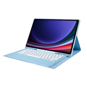 คีย์บอร์ด BT ไร้สายพร้อมระบบปฏิบัติการ <span class=keywords><strong>iOS</strong></span> Android Windows สามระบบเคสป้องกันสำหรับ Samsung Tab S9 ultra 14.6 "คอมโบ X910 - Product Image 6