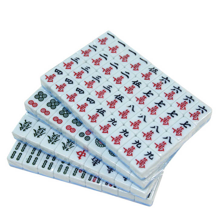 Melamine American Japanese Mahjong Game Tiles With Numbers Block ...