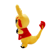 Jouets en peluche pour enfants, en matériau inodore, en forme de dragon de dessin animé, fabricants de jouets en peluche personnalisés pour les cadeaux d'événements