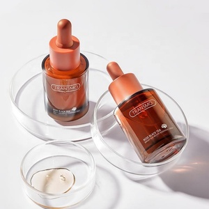 ขวดหยดน้ำมันหอมระเหยแบบแก้ว ขวดหยดสีดำ ขวดหยดน้ำมันหอมระเหยแบบแก้วขนาด 30 มล. ผลิตตามสั่ง - Product Image 1