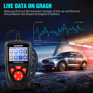 LAUNCH X431 CR3008 PLUS <span class=keywords><strong>Obd</strong></span> 2 Lector DE CÓDIGO DE COCHE EOBD Lector de código Herramienta de escaneo Dispositivo de diagnóstico SDK Escáner combinado - Product Image 5