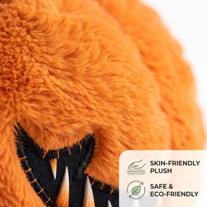 Cuteyeah Peluche interactive IA Citrouille, parlante, avec <span class=keywords><strong>chat</strong></span> vocal, yeux LED, capteur tactile, rechargeable, unisexe, pour les fêtes, Nouveauté 2026 - Product Image 4
