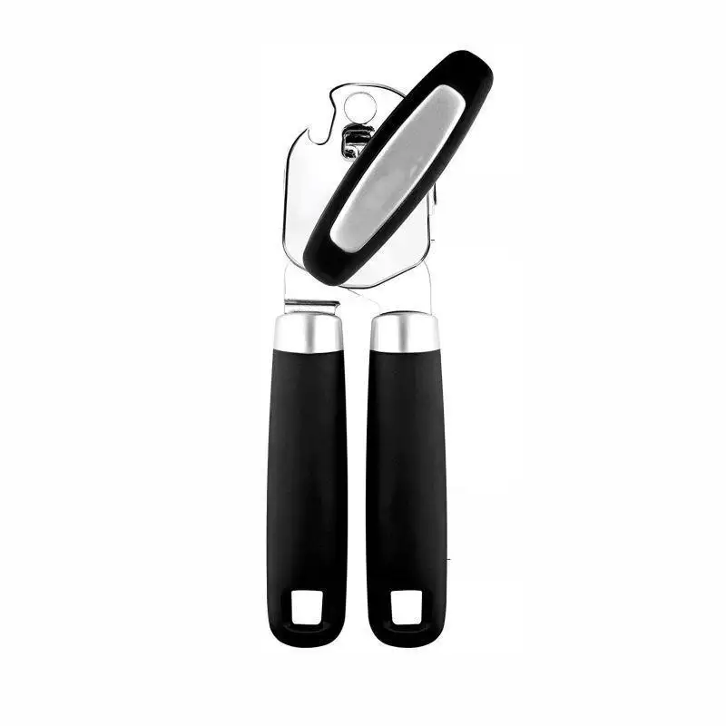 Grip Manual Handheld Strong Can Opener and Heat Resistant Silicone Mini Potholder Mitts Bottle jar Opener