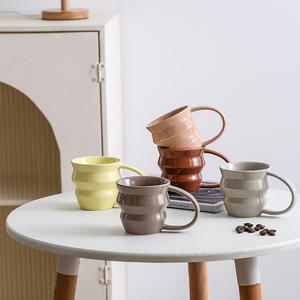 Taza Creativa de Alta Gama, Diseño Simple de Color Sólido, Taza de Café para Oficina, Taza para Parejas - Product Image 3