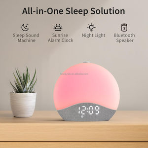 Despertador con Simulación <span class=keywords><strong>de</strong></span> Amanecer y Máquina <span class=keywords><strong>de</strong></span> Sonido, Botones Retroiluminados Mejorados, Máquina <span class=keywords><strong>de</strong></span> Ruido Blanco con Luz Nocturna, Altavoz Bluetooth con Luz <span class=keywords><strong>de</strong></span> Despertador - Product Image 2
