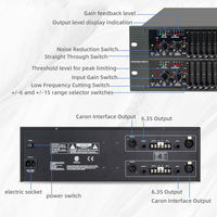Égaliseur graphique stéréo professionnel BHA 22, processeur de signal audio double 31 bandes avec limiteur de crête, équipement de montage en rack pour le chant