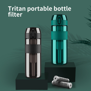 Filtre à <span class=keywords><strong>eau</strong></span> de survie personnalisé, idéal pour la course à pied, la <span class=keywords><strong>randonnée</strong></span>, les voyages, filtre à charbon actif manuel 500 ml, camping-car, voiture, maison - Product Image 5