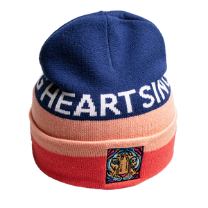 Gorro de Punto Corto de Pescador para Invierno, Gorro de Punto Estampado Personalizado, Gorro de Acrílico con Puño - Product Image 1