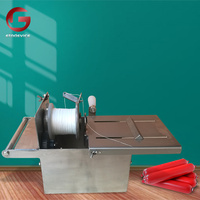 Commerciële Gebruikt Linking Worst Stuffers Knopen Knippen Clipper Machine Tafel Top Worst Koppelverkoop Machine Voor Worst