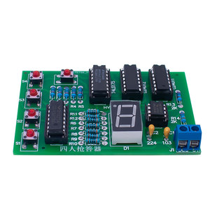 Four Person Responder Diy Kit <strong>4</strong> Channel Answering Teaching Practice Welding PCB Board Fun Electronic DIY Parts <strong>Laboratory</strong> - Product Image 3