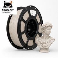 Perlengkapan seni untuk pajangan patung di galeri menggunakan PLA Marble warna gading dengan bahan cetak pola marmer, Filamen Printer 3D