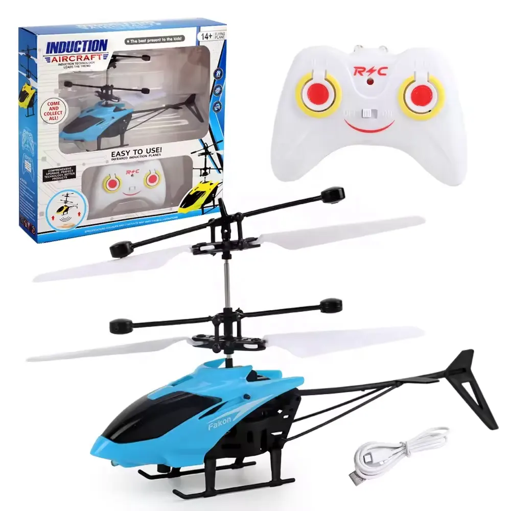 Toyhome Cheap High Quality New Children Infrared Gesture Sensing Flying Toys Radio Control Helicopter Rc Helicopter With Light