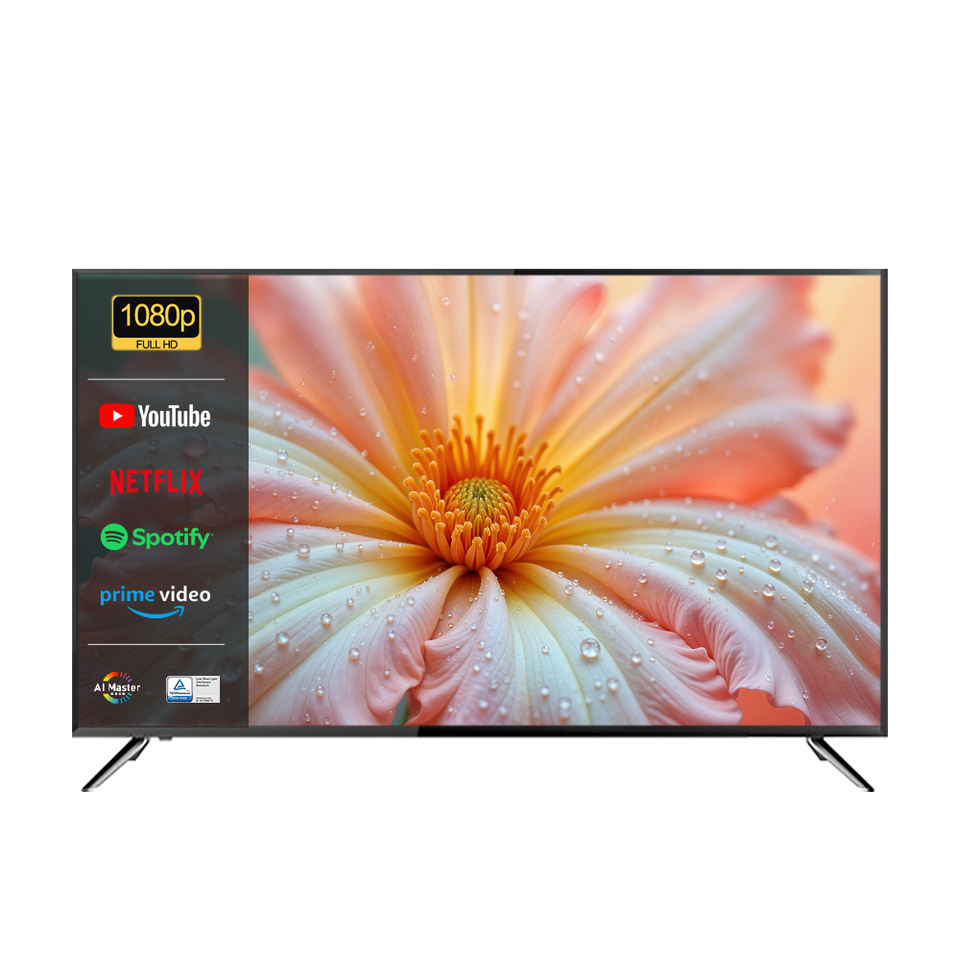 Flat Screen 32 Inch Digital LED TV With DVB T2 S2 ASTC ISDBT 43 50 55 ...