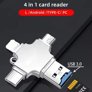 NKIWI 4 in 1 Mini <span class=keywords><strong>USB</strong></span> C Hub TF <span class=keywords><strong>SD</strong></span> adattatore 2.0 3.0 OTG <span class=keywords><strong>convertitore</strong></span> compatibile con il tipo C Micro <span class=keywords><strong>USB</strong></span> <span class=keywords><strong>SD</strong></span> nuovissimo telefono di uscita DC - Product Image 2