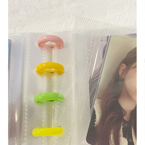 Carpeta Opaca PinGlory de Cuero PU de Alta Calidad, 3.5'', Mini, para 20 Tarjetas, Documentos, Discos, Impresión UV - Product Image 6