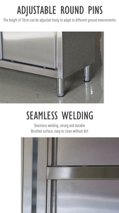 Mueble <span class=keywords><strong>de</strong></span> Cocina Eléctrico <span class=keywords><strong>de</strong></span> 1.2 Metros con Puerta Corredera, para Almacenar Alimentos y Utensilios, Mesa <span class=keywords><strong>de</strong></span> Trabajo para Restaurante, <span class=keywords><strong>de</strong></span> Una o Dos Puertas - Product Image 4