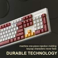 Nouveau clavier filaire USB mécanique à trois couleurs pour ordinateur personnalisé à 104 touches avec rétro-éclairage RVB