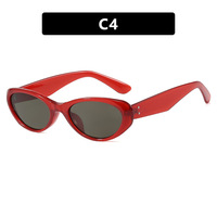 Lunettes de soleil œil de chat rétro Y2K 2026 pour femmes et hommes, petites lunettes de soleil ovales de luxe, protection UV400, lunettes de soleil vintage, lunettes de mode