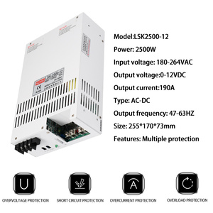 Mzmw công suất cao 2500W 0-12V chuyển mạch cung cấp điện thiết bị công nghiệp điều chỉnh điện áp hiện tại 48V 72V 80V 110V 220V - Product Image 2